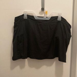 Anne Cole Signature black swim skirt size 22W